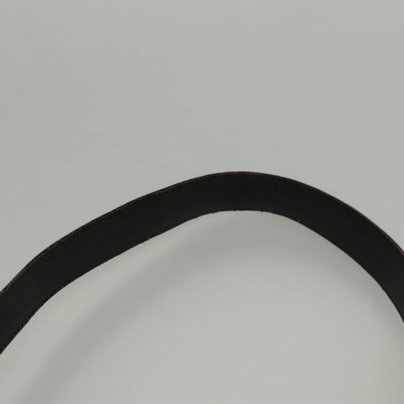 CELINE Macadam Canvas Shoulder Bag Pvc Leather Black Gold - Picture 8 of 12